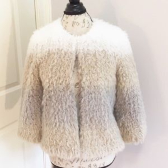a.n.a Jackets & Blazers - A.N.A Faux Fur Ombré Coat - NWT - Medium
